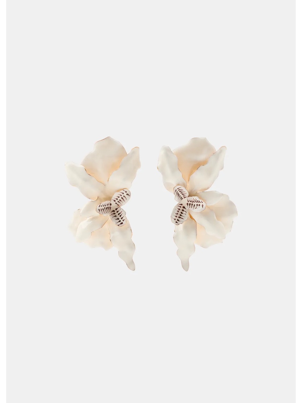 ZARA MAXI FAN FLOWER EARRINGS